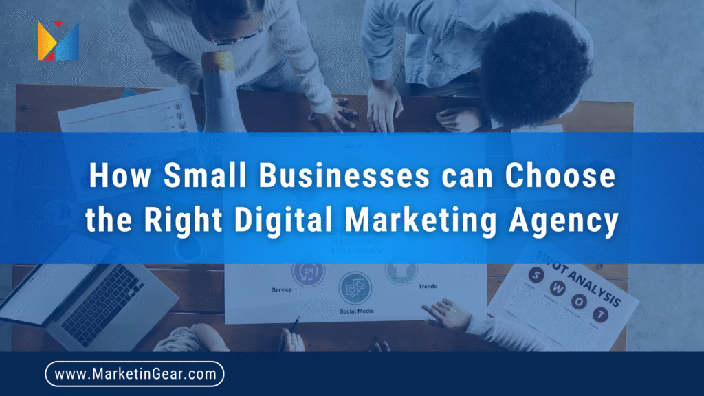 Small business owner choosing a digital marketing agency