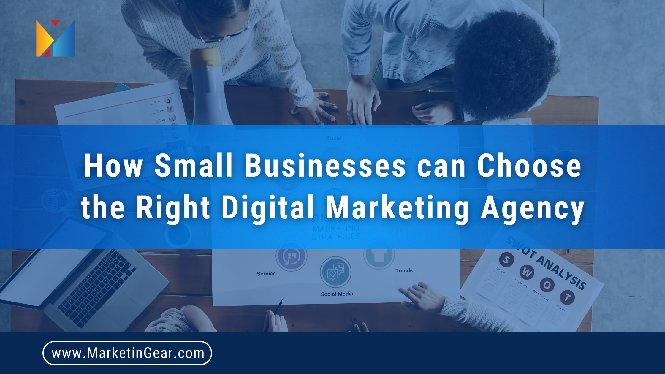 Small business owner choosing a digital marketing agency