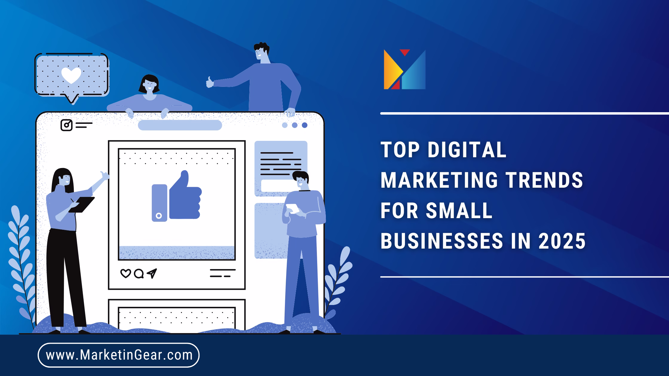 Small business owners exploring 2025 digital marketing trends