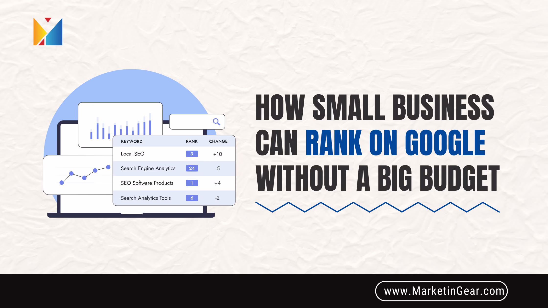 Small business owner working on laptop to improve Google search ranking